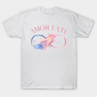 Amor Fati - Pink T-Shirt